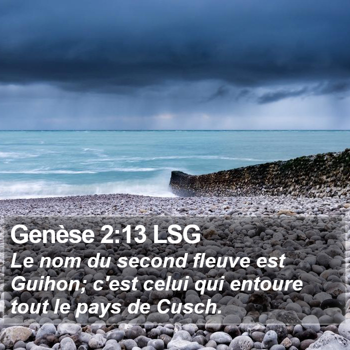 Genèse 2:13 LSG Bible Study