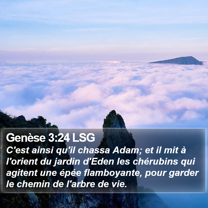 Genèse 3:24 LSG Bible Study