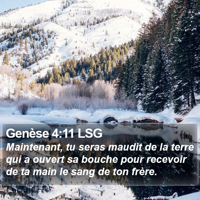 Genèse 4:11 LSG Bible Study