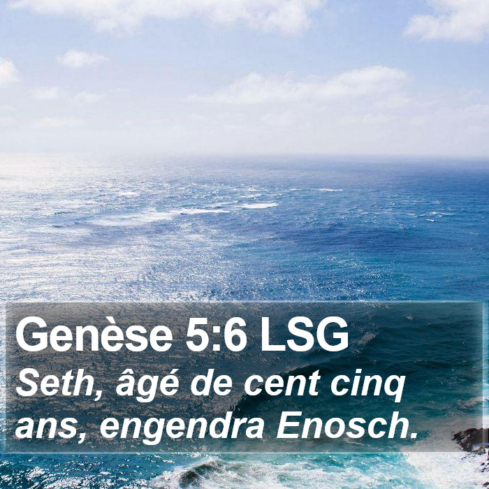 Genèse 5:6 LSG Bible Study