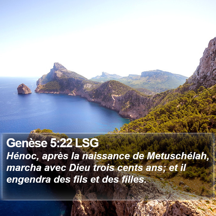 Genèse 5:22 LSG Bible Study