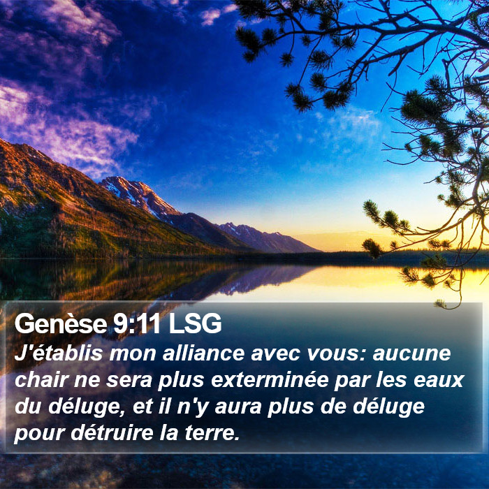 Genèse 9:11 LSG Bible Study