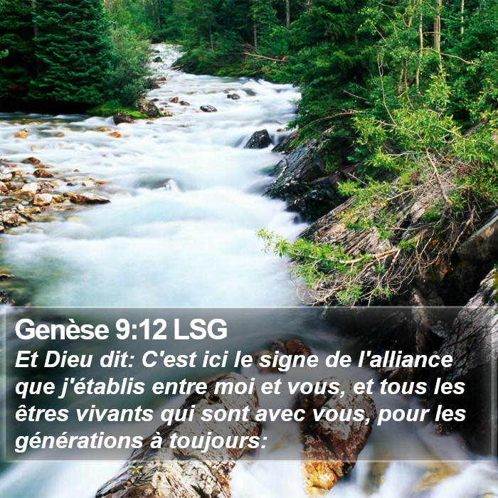 Genèse 9:12 LSG Bible Study