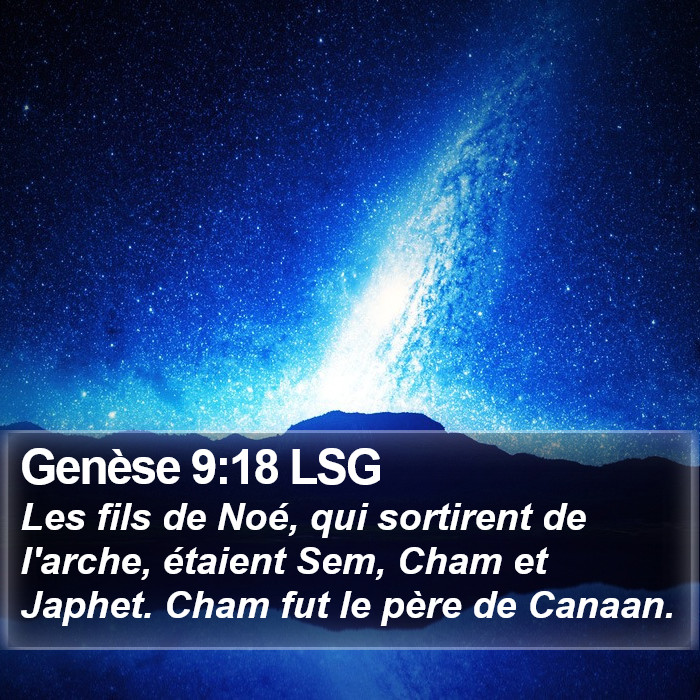 Genèse 9:18 LSG Bible Study