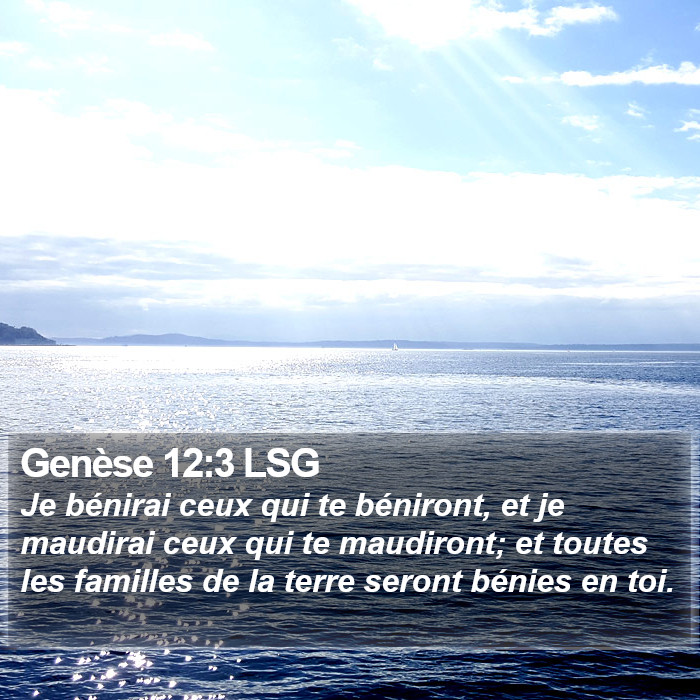 Genèse 12:3 LSG Bible Study