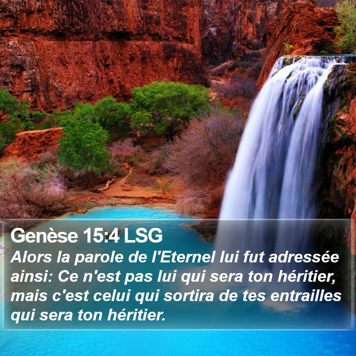 Genèse 15:4 LSG Bible Study