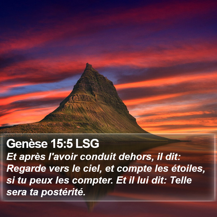 Genèse 15:5 LSG Bible Study