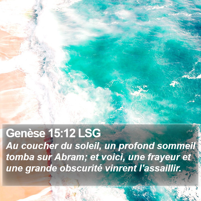 Genèse 15:12 LSG Bible Study