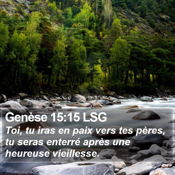 Genèse 15:15 LSG Bible Study