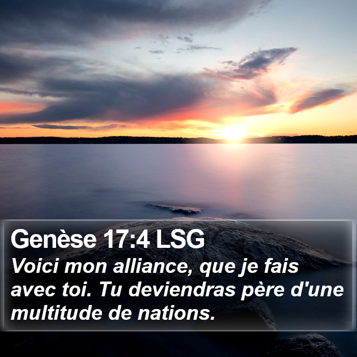 Genèse 17:4 LSG Bible Study