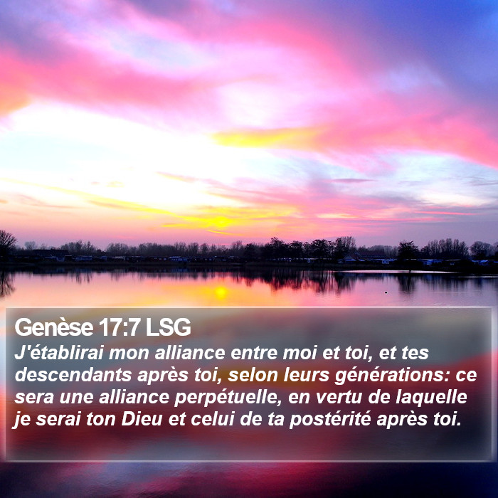 Genèse 17:7 LSG Bible Study