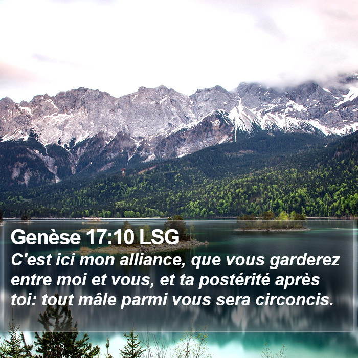 Genèse 17:10 LSG Bible Study