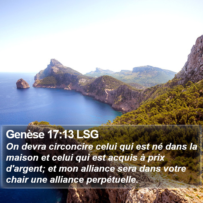 Genèse 17:13 LSG Bible Study