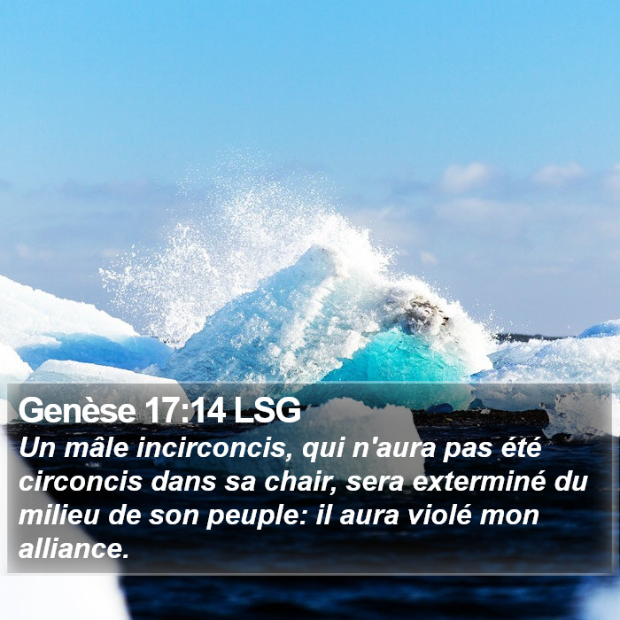 Genèse 17:14 LSG Bible Study