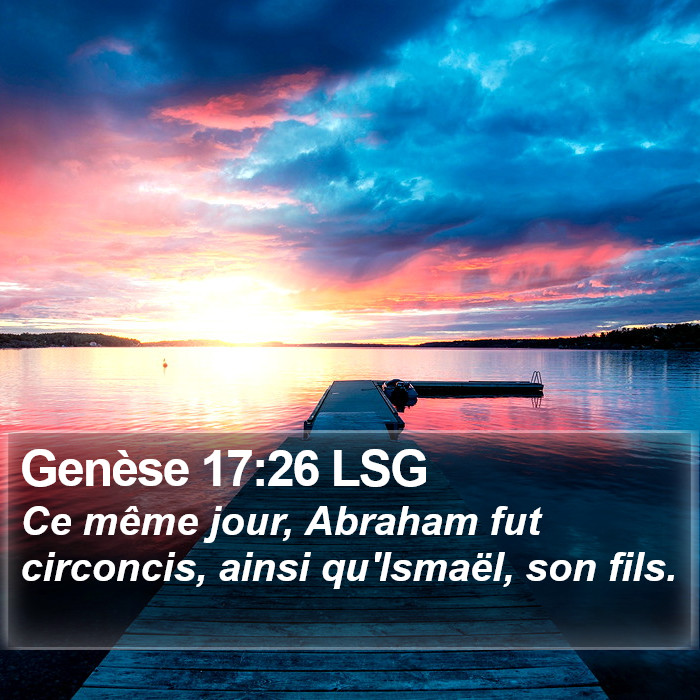 Genèse 17:26 LSG Bible Study