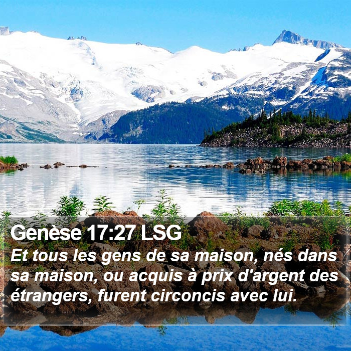 Genèse 17:27 LSG Bible Study