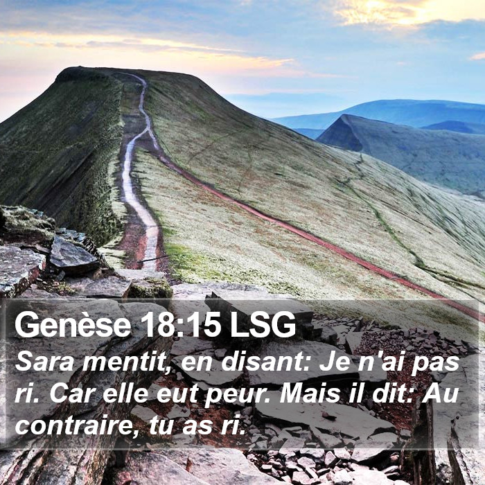 Genèse 18:15 LSG Bible Study