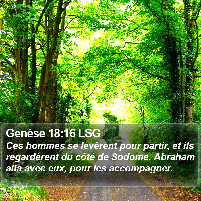 Genèse 18:16 LSG Bible Study
