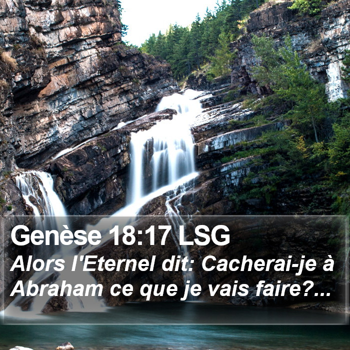 Genèse 18:17 LSG Bible Study