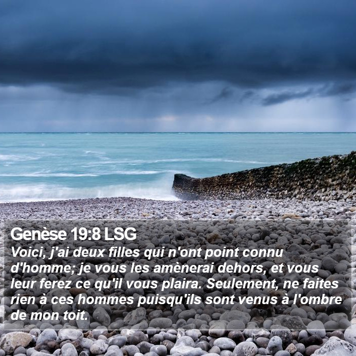 Genèse 19:8 LSG Bible Study