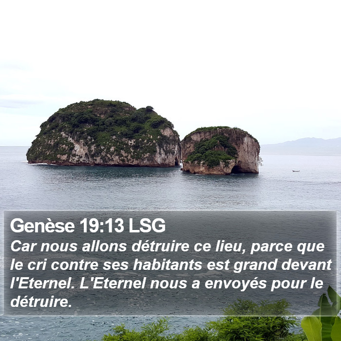 Genèse 19:13 LSG Bible Study