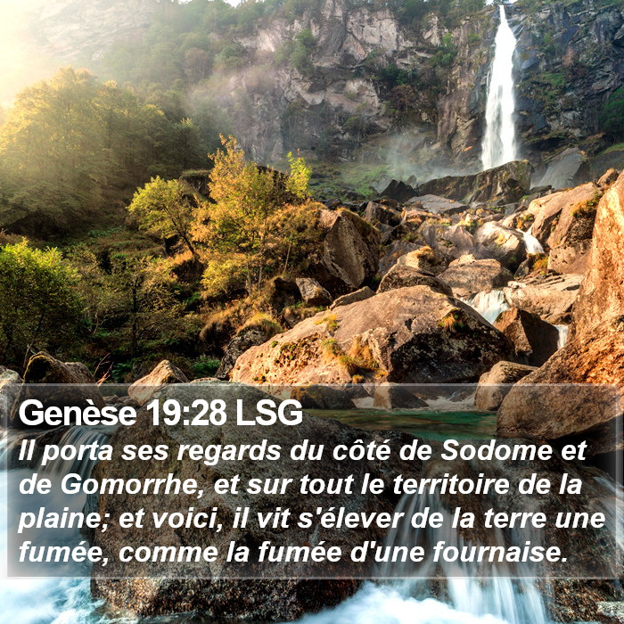 Genèse 19:28 LSG Bible Study