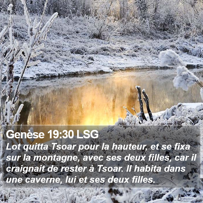 Genèse 19:30 LSG Bible Study