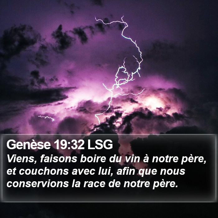 Genèse 19:32 LSG Bible Study