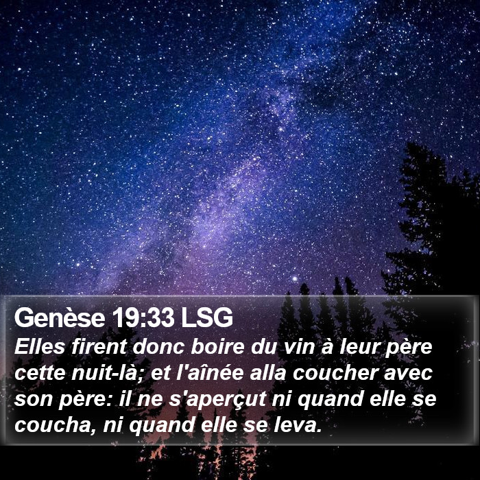 Genèse 19:33 LSG Bible Study