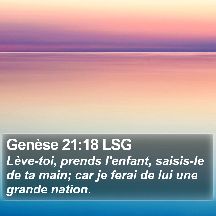 Genèse 21:18 LSG Bible Study