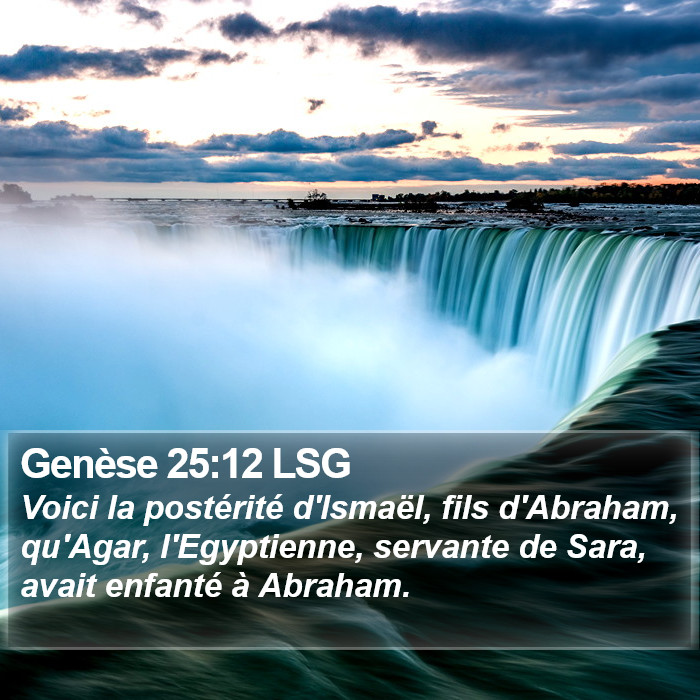 Genèse 25:12 LSG Bible Study