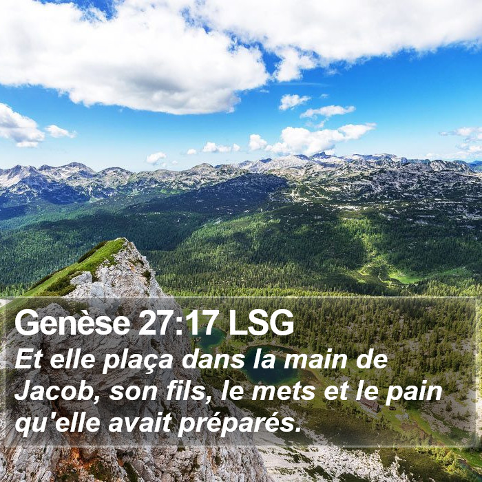 Genèse 27:17 LSG Bible Study