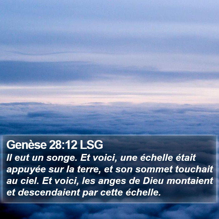 Genèse 28:12 LSG Bible Study