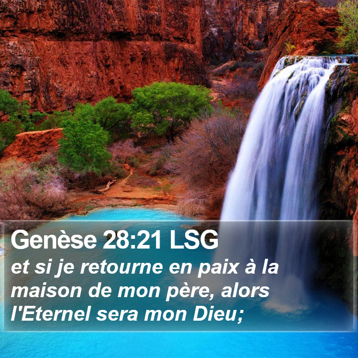 Genèse 28:21 LSG Bible Study
