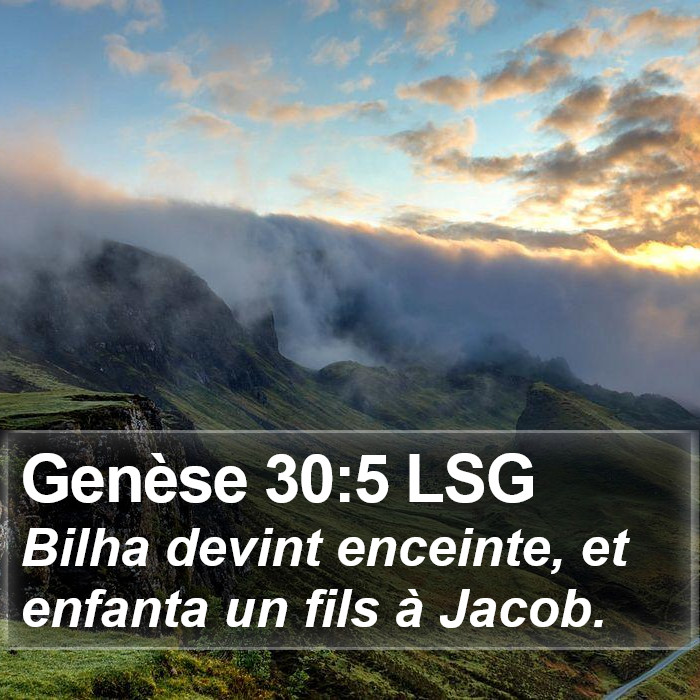 Genèse 30:5 LSG Bible Study