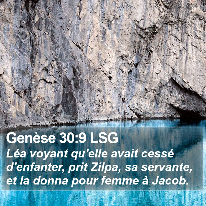 Genèse 30:9 LSG Bible Study