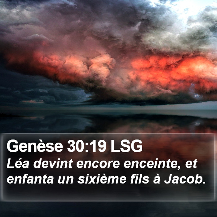 Genèse 30:19 LSG Bible Study