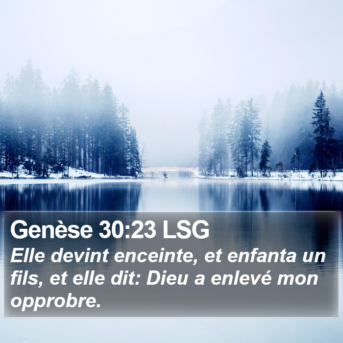 Genèse 30:23 LSG Bible Study