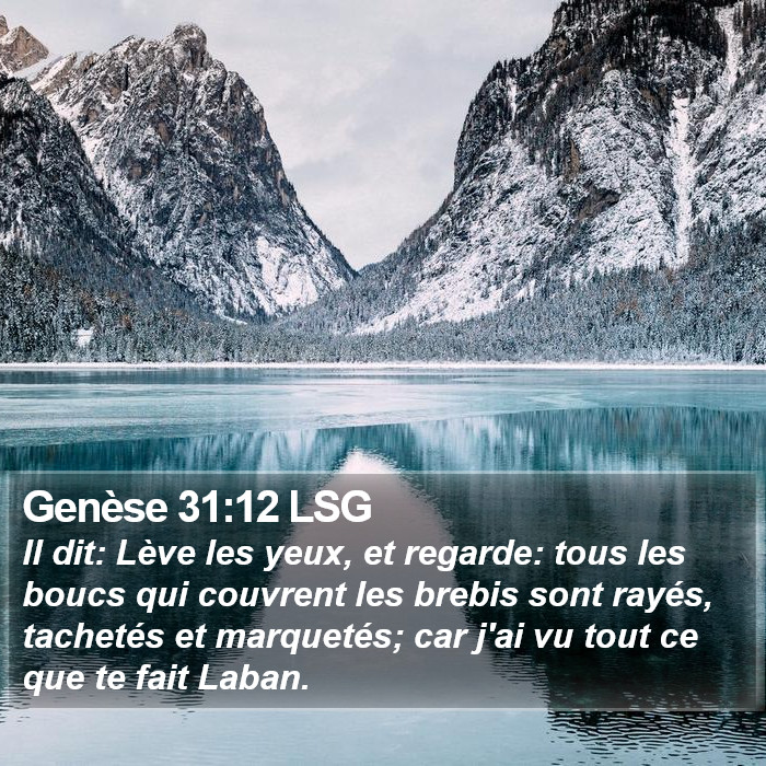 Genèse 31:12 LSG Bible Study