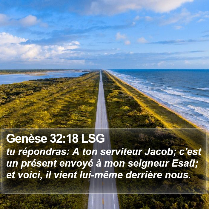 Genèse 32:18 LSG Bible Study
