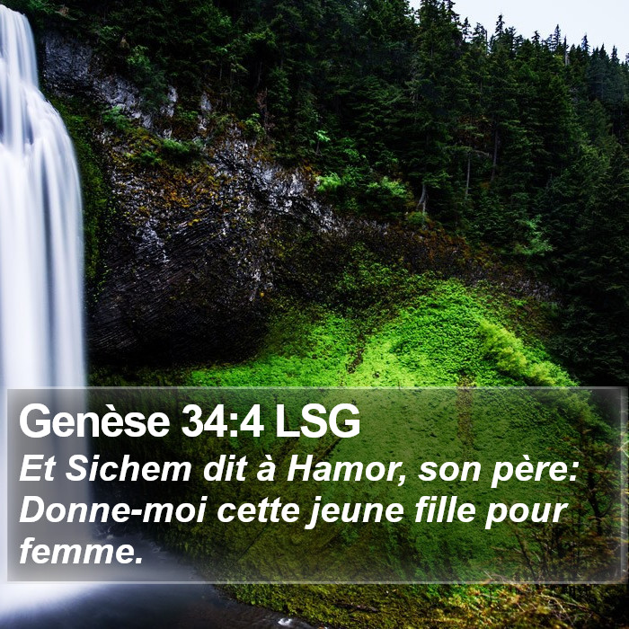Genèse 34:4 LSG Bible Study