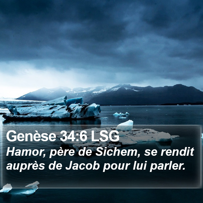 Genèse 34:6 LSG Bible Study