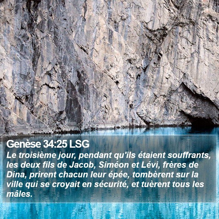 Genèse 34:25 LSG Bible Study