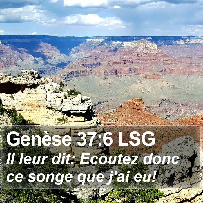 Genèse 37:6 LSG Bible Study