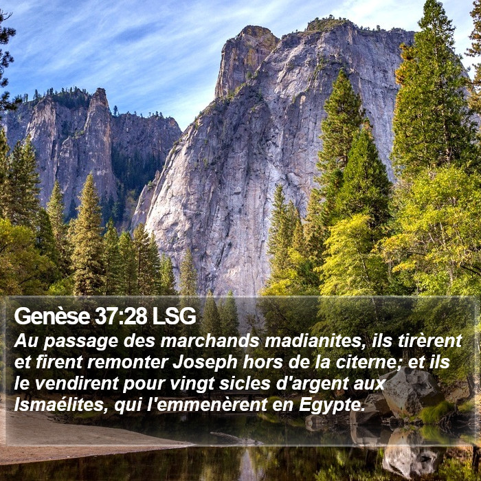 Genèse 37:28 LSG Bible Study