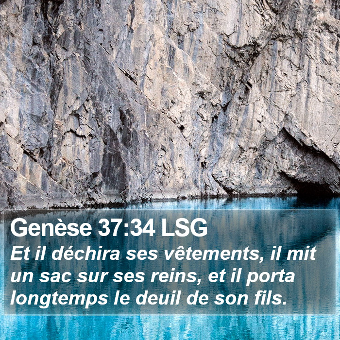 Genèse 37:34 LSG Bible Study