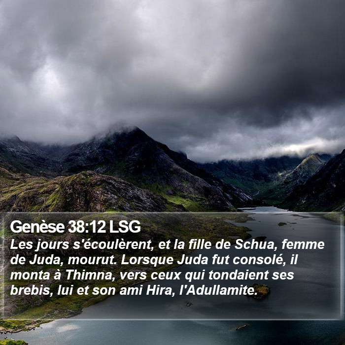 Genèse 38:12 LSG Bible Study