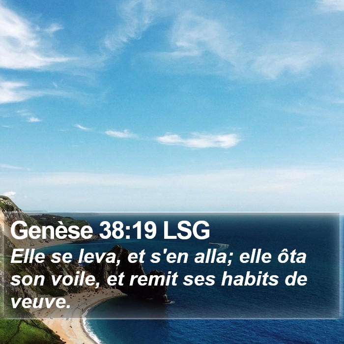 Genèse 38:19 LSG Bible Study