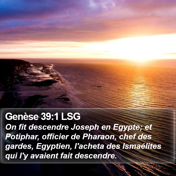 Genèse 39:1 LSG Bible Study