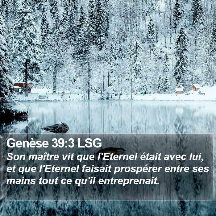 Genèse 39:3 LSG Bible Study